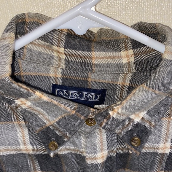 Men’s Medium Land’s End Flannel - Picture 5 of 7